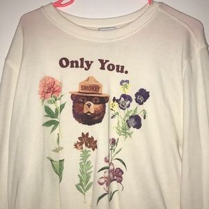Target Smokey Bear Only You Sweatshirt Size XL